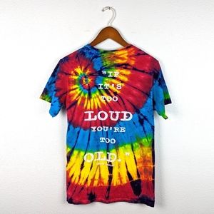 Rock and Roll Hall of Fame Rainbow Tie Dye Small